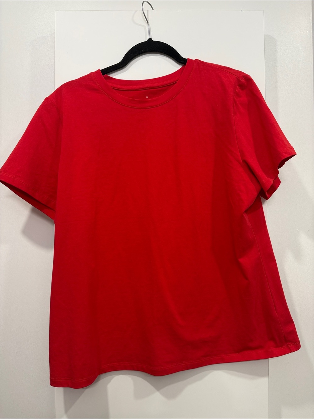 Target Women's Red Short Sleeve Crewneck Tee